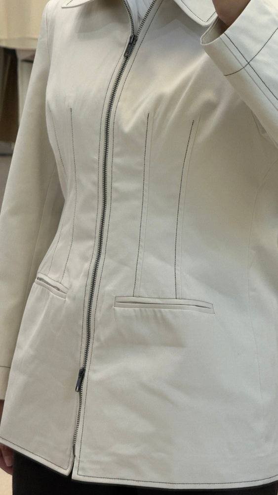 Zippered Waisted Jacket
