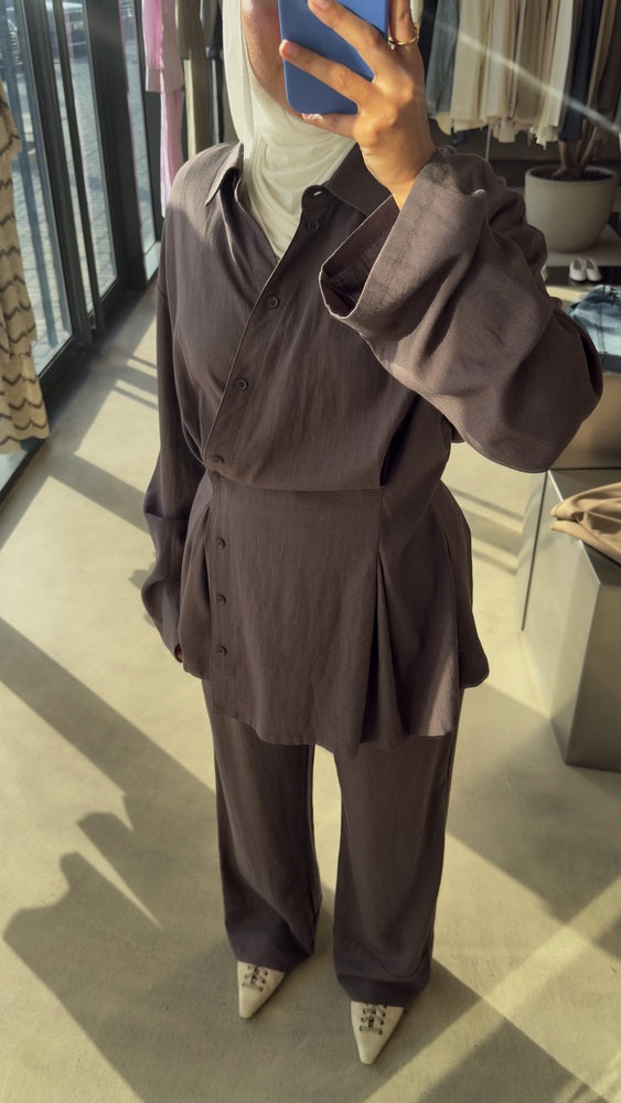 Linen Twisted Shirt & Pants