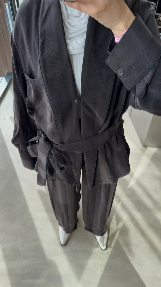 Stripe Silk Set