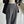 High Waist Gray Pleated Long Wide Leg Casual Trousers بنطال