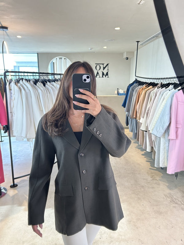 Fashion Women's Blazer Loose Office Lady بليزر