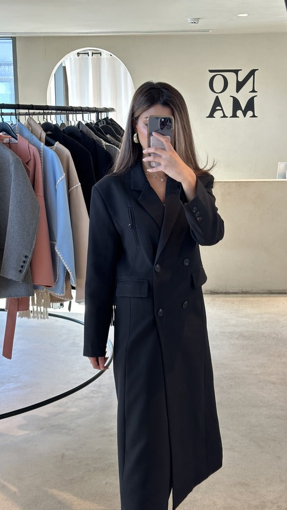 Brief Long Big Size Elegant Trench