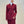 Maroon Stand Collar Spliced 2PC SetX