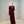 Maroon Stand Collar Spliced 2PC SetX