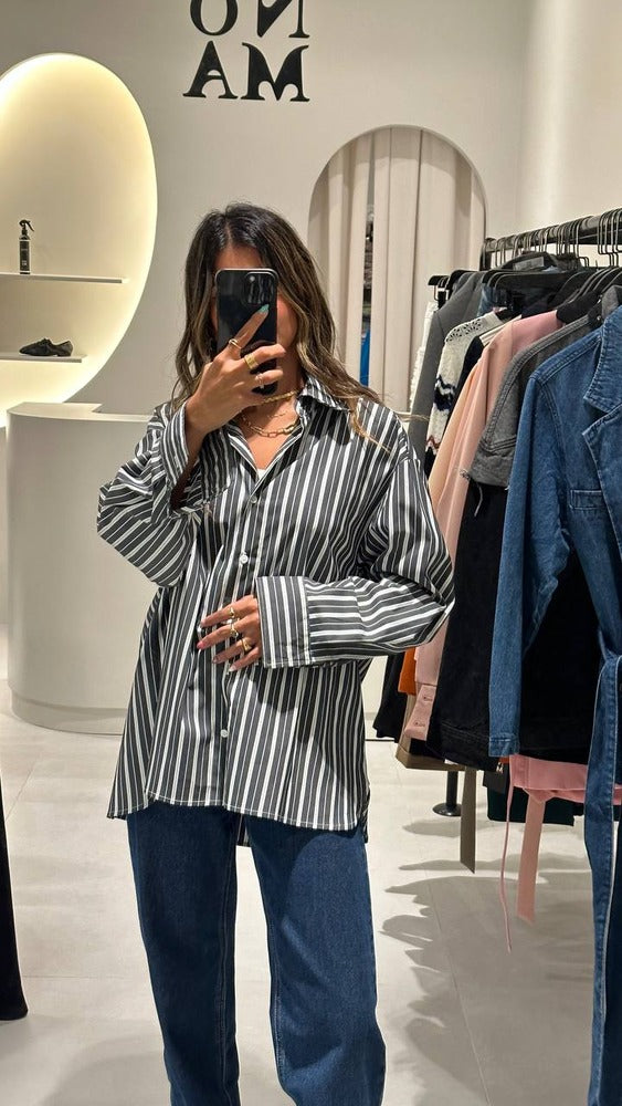 Striped Loose Fit Shirt