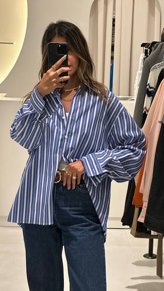 Striped Loose Fit Shirt